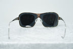 Raf Simons Sunglasses Size Extra Small Rectangular Silver and Grey