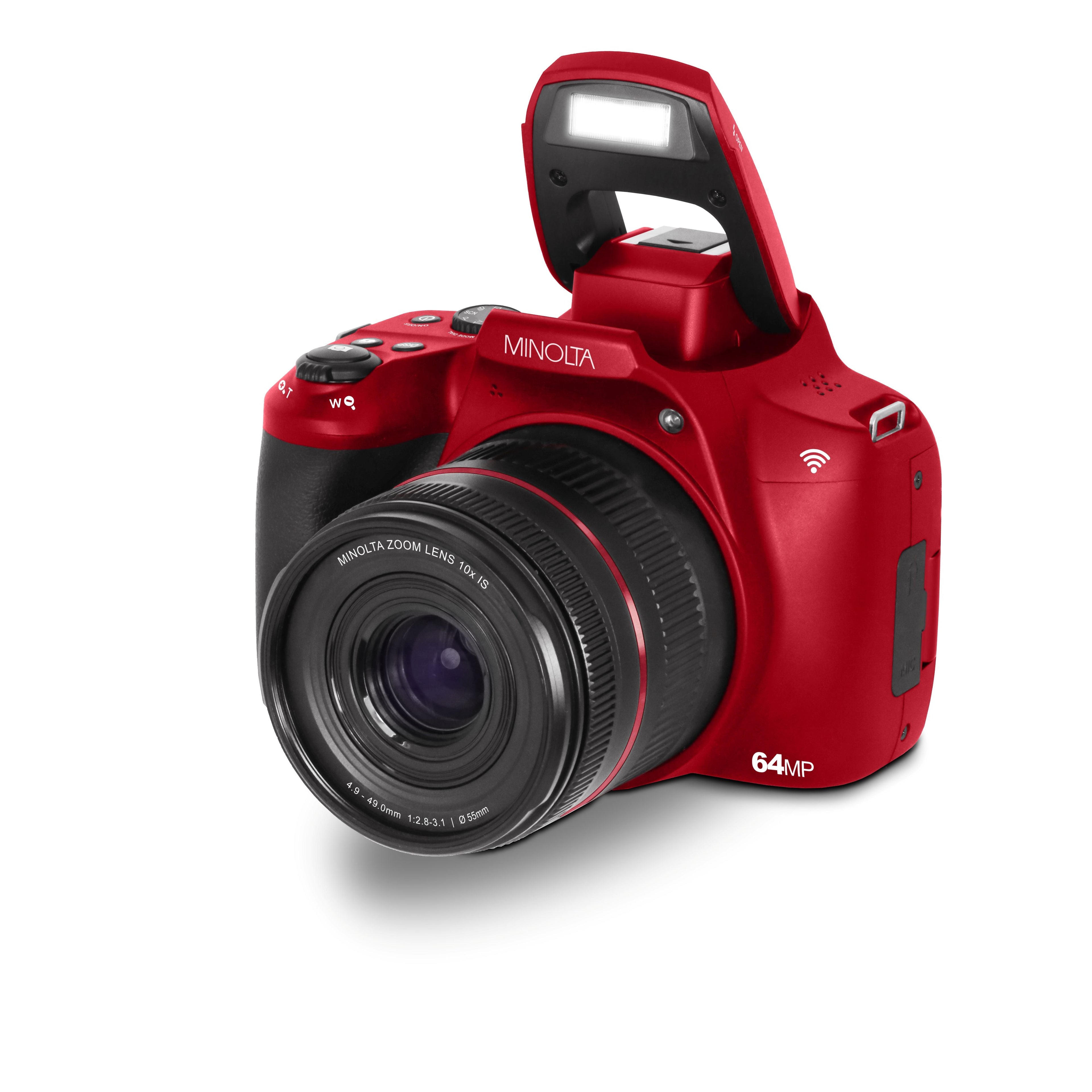 MINOLTA MNB10Z 64 MP / 4K Ultra HD Bridge Camera w/10x Optical Zoom
