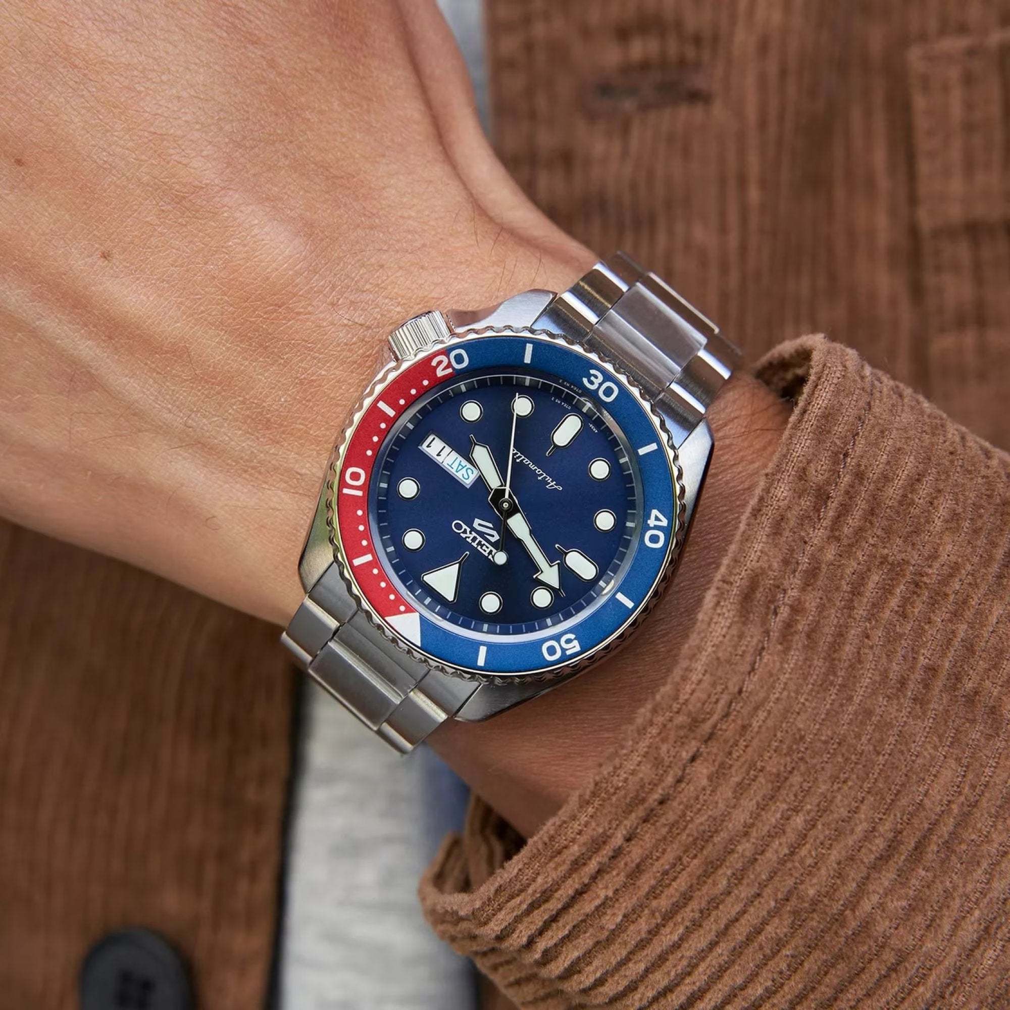 Seiko 5 Sport Automatic Men's Blue Watch