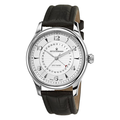 Revue Thommen Date Pointer 43mm Men's Stainless Steel White Automatic Brown Watch