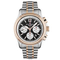 Revue Thommen Men's Airspeed XL Chronograph Automatic Bicolour Black Dial Stainless Steel Watch