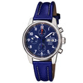 Revue Thommen Airspeed Blue Leather Chronograph Automatic Men's Watch