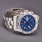 Revue Thommen Airspeed Men's Blue Dial Stainless Steel Chronograph Automatic Watch