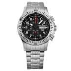 Revue Thommen Airspeed Men's Black Dial Stainless Steel Chronograph Automatic Watch