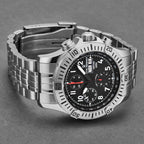 Revue Thommen Airspeed Men's 44mm Black Dial Stainless Steel Chronograph Automatic Watch