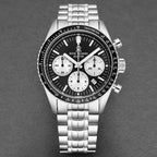 Revue Thommen Aviator Men's Black Stainless Steel Chronograph Automatic Watch