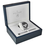 Revue Thommen Aviator Men's 42mm Black Stainless Steel Chronograph Automatic Watch