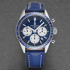 Revue Thommen Aviator Men's Blue Leather Chronograph Automatic Watch