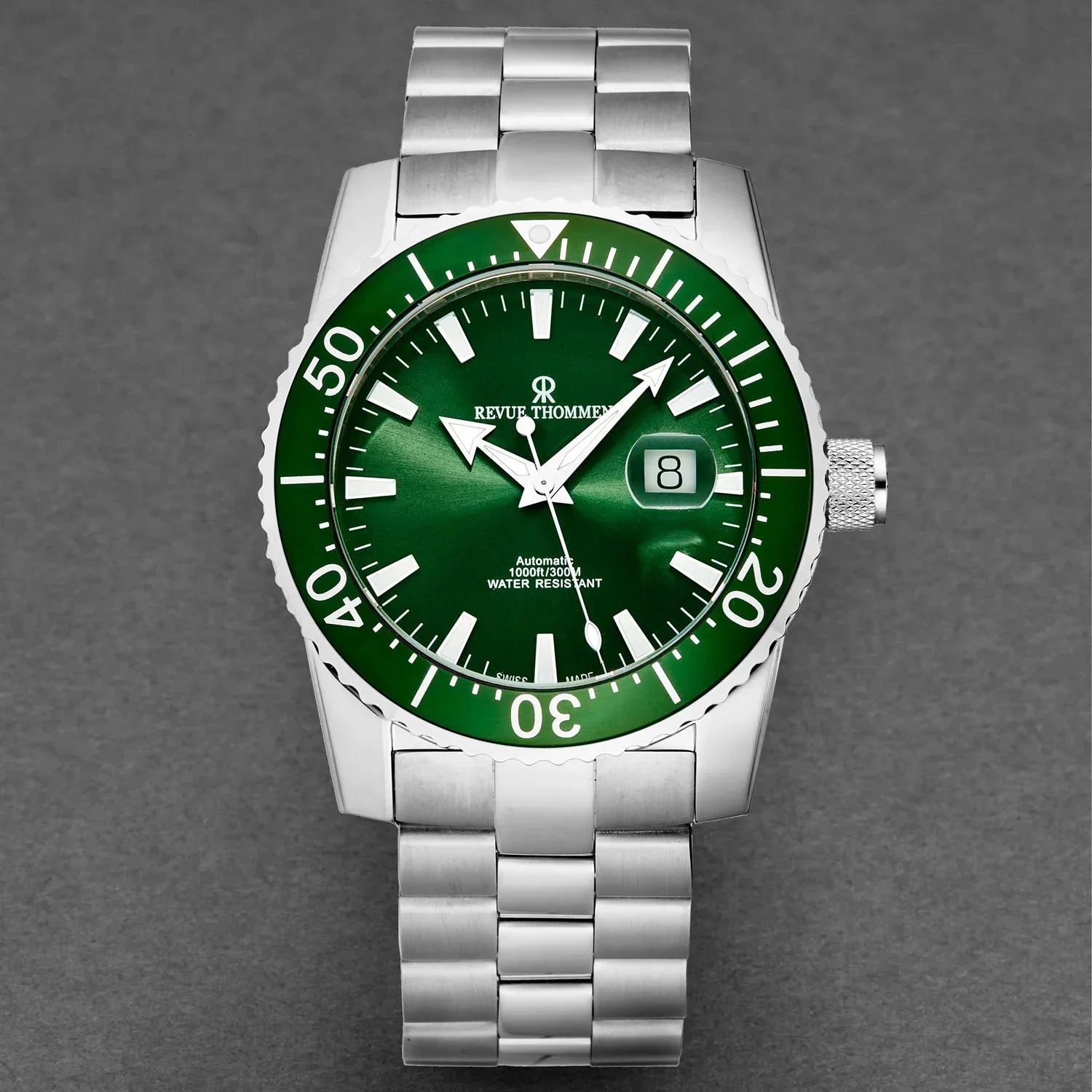 Revue Thommen Diver Men's Green Automatic Watch