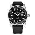 Revue Thommen Diver Automatic Black Silicone Strap Men's Watch