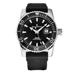 Revue Thommen Diver Automatic Black Silicone Strap Men's Watch