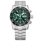 Revue Thommen Diver Men's Green Stainless Steel Automatic Chronograph Watch