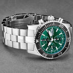 Revue Thommen Diver Men's Green Stainless Steel Automatic Chronograph Watch