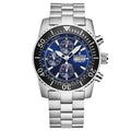 Revue Thommen Diver Men's 45mm Blue Stainless Steel Automatic Chronograph Watch
