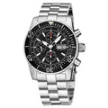 Revue Thommen Diver Men's Black Stainless Steel Automatic Chronograph Watch
