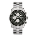 Revue Thommen Air Speed Men's 45mm Stainless Steel Black Automatic Chronograph Watch