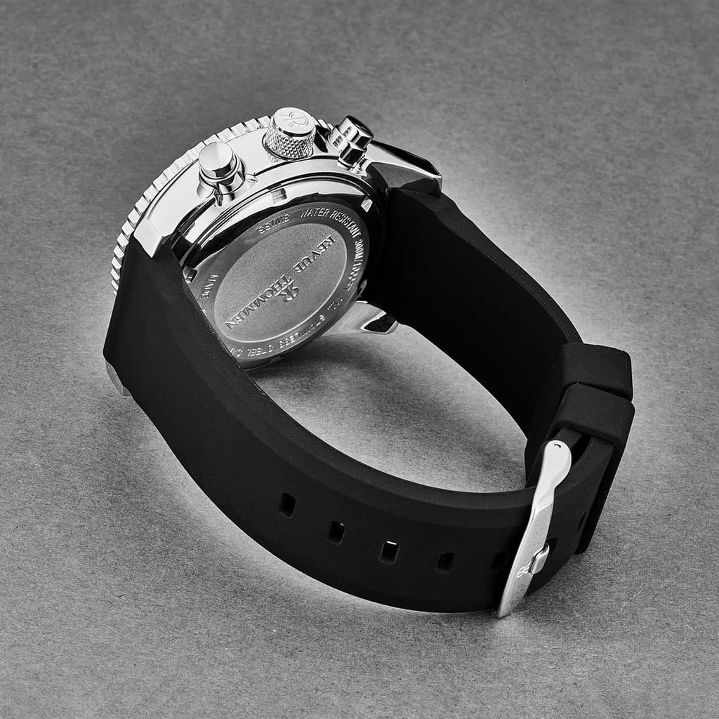 Revue Thommen Airspeed Men's Green Rubber Strap Chronograph Automatic Watch