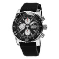 Revue Thommen Air Speed Men's Black Chronograph Stainless Steel Automatic Watch