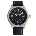 Revue Thommen Pilot Men's 44mm Stainless Steel Black Automatic Watch