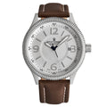 Revue Thommen Pilot Automatic Brown Leather Strap Men's Watch
