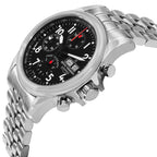 Revue Thommen Pilot Men's 42mm Black Automatic Chronograph Watch