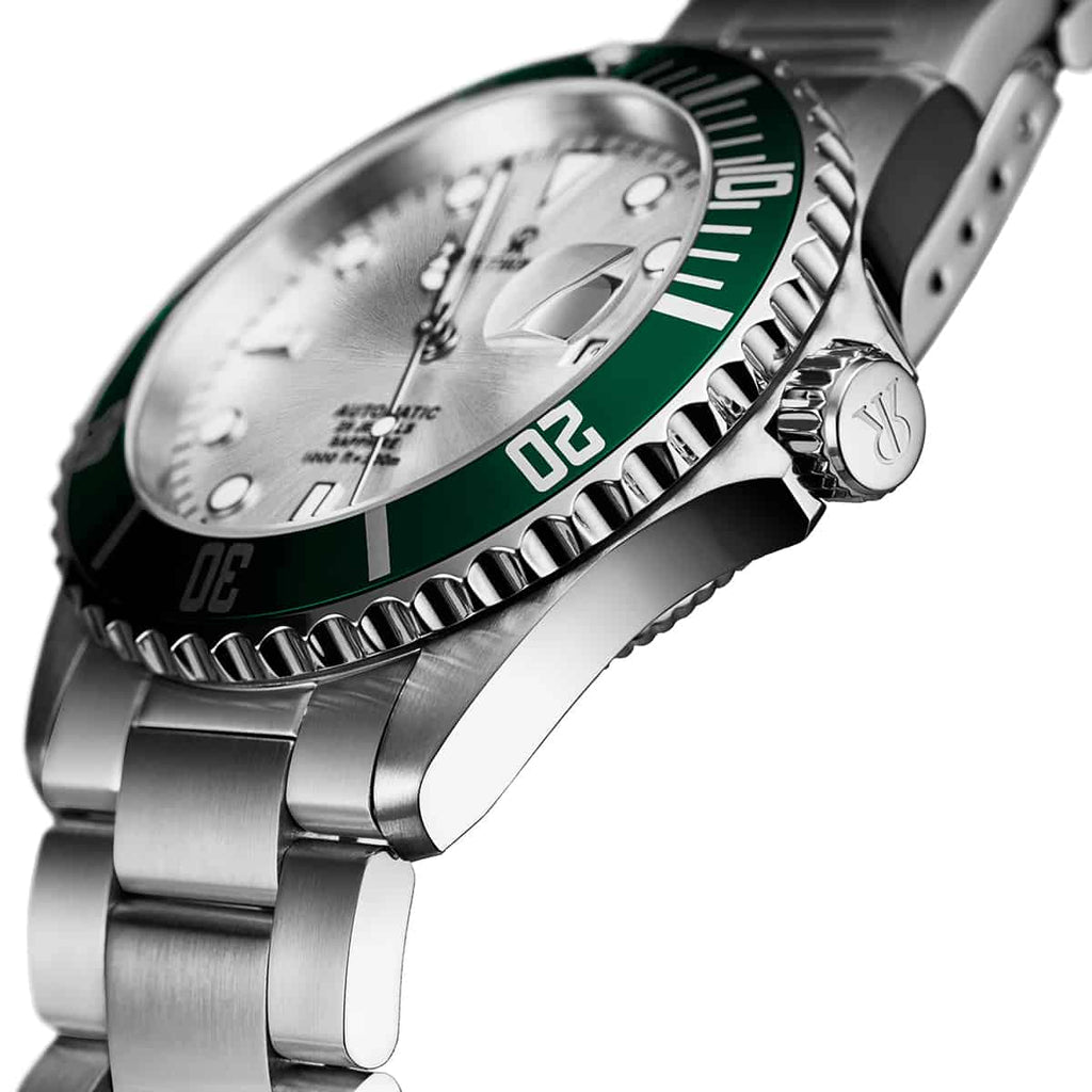 Revue Thommen Diver Men's Silver Dial Stainless Steel Automatic Watch