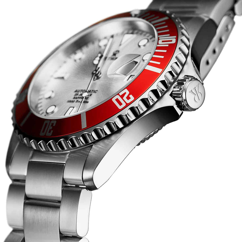 Revue Thommen Diver Men's 42mm Stainless Steel Silver Dial Automatic Watch