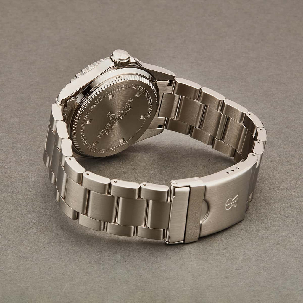 Revue Thommen Diver Men's 42mm Stainless Steel Black Dial Automatic Watch