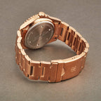 Revue Thommen Diver Men's 42mm Blue Dial Rose Gold Stainless Steel Automatic Watch