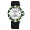 Revue Thommen Diver Men’s 42mm Silver Green Automatic Watch