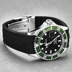 Revue Thommen Diver Men's 42mm Automatic Black Rubber Strap Watch
