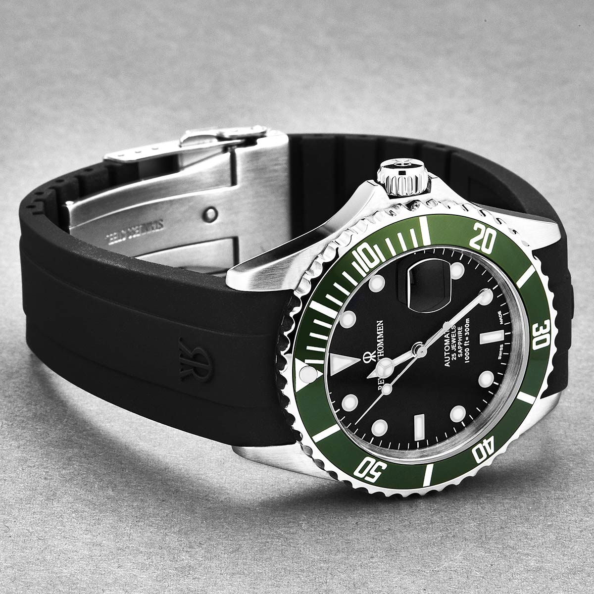 Revue Thommen Diver Men's 42mm Black Automatic Watch