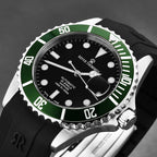 Revue Thommen Diver Men's 42mm Automatic Black Rubber Strap Watch