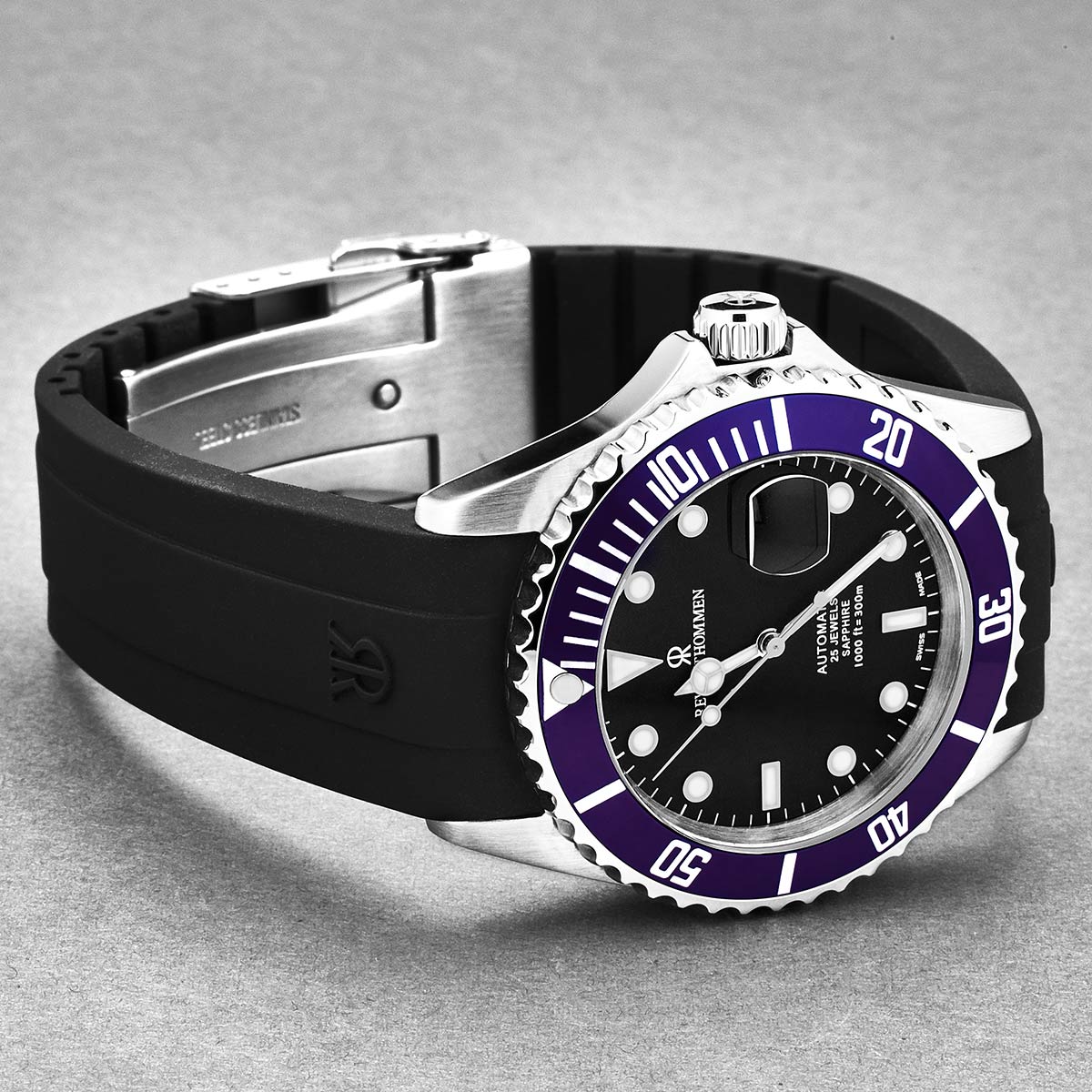 Revue Thommen Diver Black Blue Automatic Men's Watch