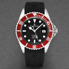 Revue Thommen Diver Black Red Automatic Men's Watch
