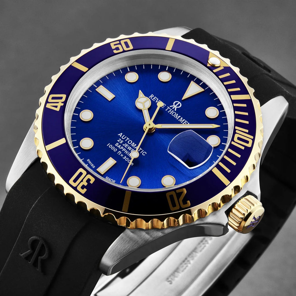 Revue Thommen Diver Blue Black Automatic Men's Watch