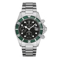 Revue Thommen Diver Men's 42mm Stainless Steel Green Automatic Chronograph Watch