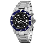 Revue Thommen Diver Men's Black Chronograph Stainless Steel Automatic Watch