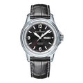 Revue Thommen Men's Airspeed Black Leather Strap Automatic Watch