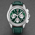 Revue Thommen Men's Airspeed Chronograph Green Leather Automatic Watch
