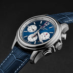 Revue Thommen Men's Airspeed XL 44mm Chronograph Blue Automatic Watch