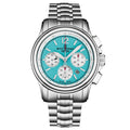 Revue Thommen Men's Airspeed XL 44mm Chronograph Automatic Glacier Blue Watch