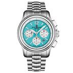 Revue Thommen Men's Airspeed XL 44mm Chronograph Automatic Glacier Blue Watch