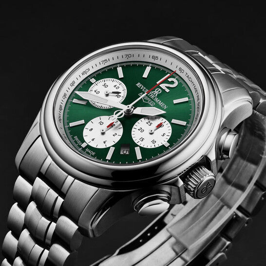Revue Thommen Air Speed Chrono Men’s Green Automatic Watch