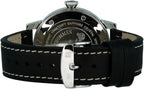 Revue Thommen Men's Airspeed XL Black Leather Automatic Watch