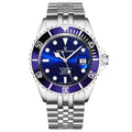 Revue Thommen Diver Men’s Blue Stainless Steel Automatic Watch