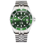 Revue Thommen Men's Diver Stainless Steel 42mm Green Automatic Watch