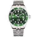 Revue Thommen Diver Men's 42mm Green Automatic Watch
