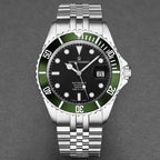 Revue Thommen Diver Men’s 42mm Black Green Automatic Watch