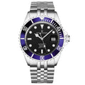 Revue Thommen Diver Men’s Stainless Steel Black Blue Automatic Watch
